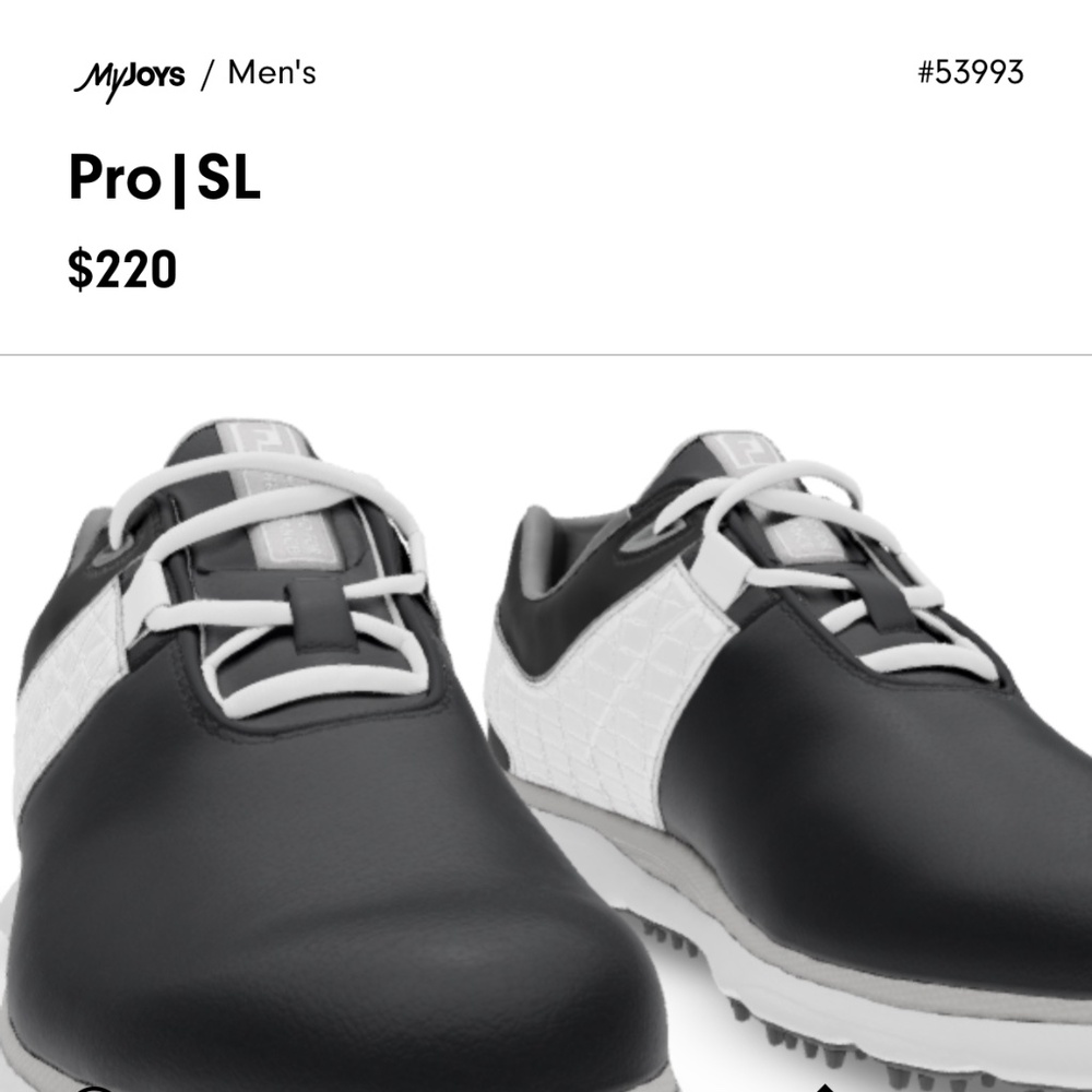 FootJoy Men’s Custom Spikeless Golf Shoes